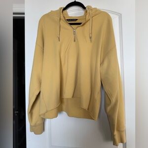 Vintage Abercrombie and Fitch Yellow Hoodie Sweatshirt